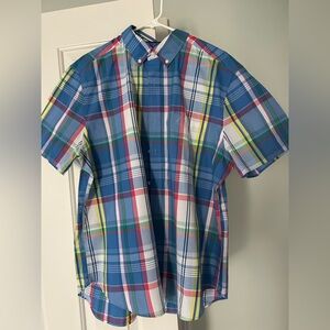 NAUTICA - Men’s plaid short sleeve shirt - XL